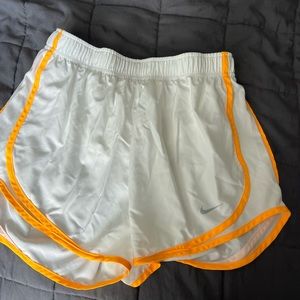 White/Orange Nike Shorts